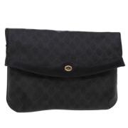 Gucci Vintage Pre-owned Canvas kuvertvskor Black, Dam