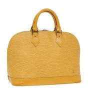 Louis Vuitton Vintage Pre-owned Laeder louis-vuitton-vskor Yellow, Dam