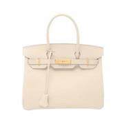 Hermès Vintage Pre-owned Laeder handvskor White, Dam