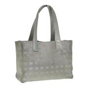 Chanel Vintage Pre-owned Nylon chanel-vskor Gray, Dam