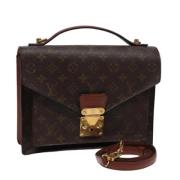 Louis Vuitton Vintage Pre-owned Canvas louis-vuitton-vskor Brown, Dam