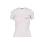 Balenciaga Avslappnad Bomull T-shirt White, Dam