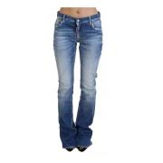 Dsquared2 Cool Girl Distressed Bootcut Jeans Blue, Dam