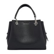 Emporio Armani Elegant PVC Handväska Black, Dam