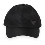 Emporio Armani Basebollkeps med Cappelli-stil Black, Herr