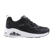 Skechers Aviko Snygg Sneakerskor Black, Dam