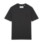 Lyle & Scott Tonal Eagle T-shirt i grå Gray, Herr