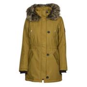 Only Brun Parka Jacka för Kvinnor Brown, Dam