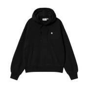 Carhartt Wip Svart Women's Casey Hoodie Black, Dam