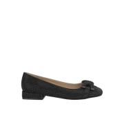 ALMA EN PENA Ballerina med glitter Black, Dam