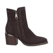 Alma EN Pena Ankelboots nitar dragkedja Brown, Dam