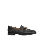 Alma EN Pena Platt loafer med stigbyglar Black, Dam