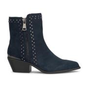 Alma EN Pena Studded ankelboots Blue, Dam