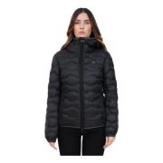 Blauer Quiltad huva Black, Dam