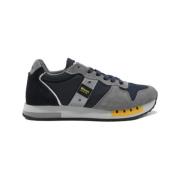 Blauer Navy/Grey Sneakers för Queens Multicolor, Herr