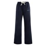 Palm Angels Casual bomullbyxor med fickor Blue, Herr