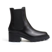 Tod's Svarta Chelsea Ankelboots Black, Dam