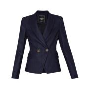 Liu Jo Elegant Blazer för Kvinnor Blue, Dam