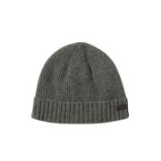 Barbour Ullblandning Beanie med Vikt Kant Gray, Unisex