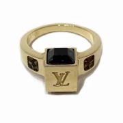 Louis Vuitton Vintage Pre-owned Metall ringar Yellow, Dam