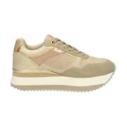 Lumberjack Låga Sneakers Beige, Dam