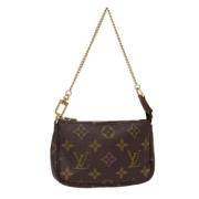 Louis Vuitton Vintage Pre-owned Canvas kuvertvskor Brown, Dam