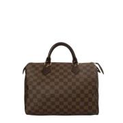 Louis Vuitton Vintage Pre-owned Canvas handvskor Brown, Dam