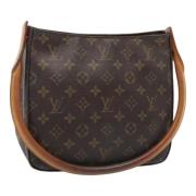 Louis Vuitton Vintage Pre-owned Canvas handvskor Brown, Dam