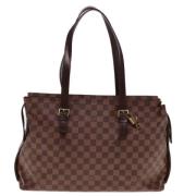 Louis Vuitton Vintage Pre-owned Canvas louis-vuitton-vskor Brown, Dam