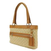 Louis Vuitton Vintage Pre-owned Canvas louis-vuitton-vskor Beige, Dam