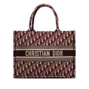 Dior Vintage Pre-owned Canvas totevskor Red, Dam