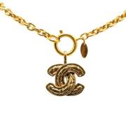 Chanel Vintage Pre-owned Metall chanel-smycken Yellow, Dam