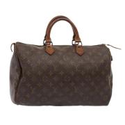 Louis Vuitton Vintage Pre-owned Canvas handvskor Brown, Dam