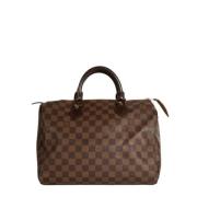 Louis Vuitton Vintage Pre-owned Canvas handvskor Brown, Dam