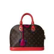 Louis Vuitton Vintage Pre-owned Canvas handvskor Brown, Dam