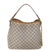 Louis Vuitton Vintage Pre-owned Canvas louis-vuitton-vskor White, Dam