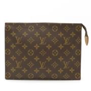 Louis Vuitton Vintage Pre-owned Canvas louis-vuitton-vskor Brown, Dam