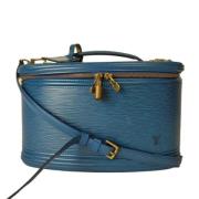 Louis Vuitton Vintage Pre-owned Tyg louis-vuitton-vskor Blue, Dam