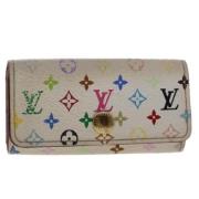 Louis Vuitton Vintage Pre-owned Canvas nyckelhllare White, Dam