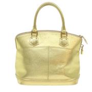 Louis Vuitton Vintage Pre-owned Laeder louis-vuitton-vskor Yellow, Dam