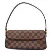 Louis Vuitton Vintage Pre-owned Tyg handvskor Brown, Dam