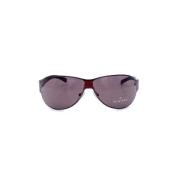 Armani Pre-owned Pre-owned Acetat solglasgon Red, Dam