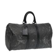 Louis Vuitton Vintage Pre-owned Canvas handvskor Black, Dam