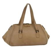 Chanel Vintage Pre-owned Laeder chanel-vskor Beige, Dam