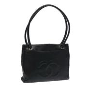 Chanel Vintage Pre-owned Laeder chanel-vskor Black, Dam