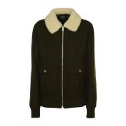 A.p.c. Gröna Jackor - Blouson NEW BEN Green, Herr