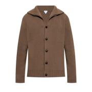 Bottega Veneta Ull Cardigan Brown, Herr