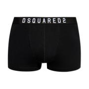 Dsquared2 Bomullsboxershorts med logotyp Black, Herr