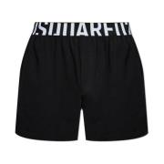 Dsquared2 Bomullsboxershorts med logotyp Black, Herr