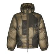 ROA Beige Dubbellager Dragsko Hood Jacka Beige, Herr